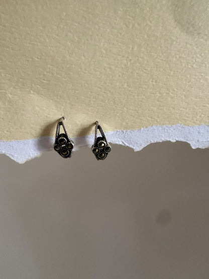 Aretes de plata Rosita