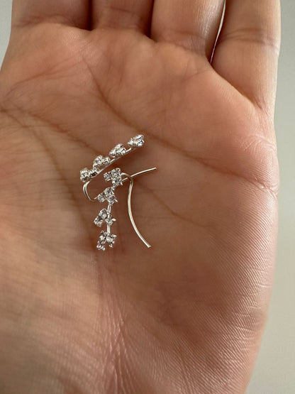 Aretes de Plata Corazones