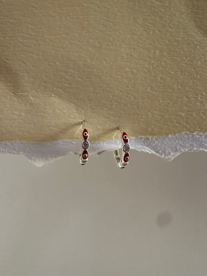 Aretes de plata Eyes