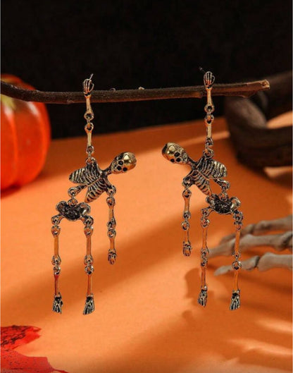 Par de aretes esqueletos
