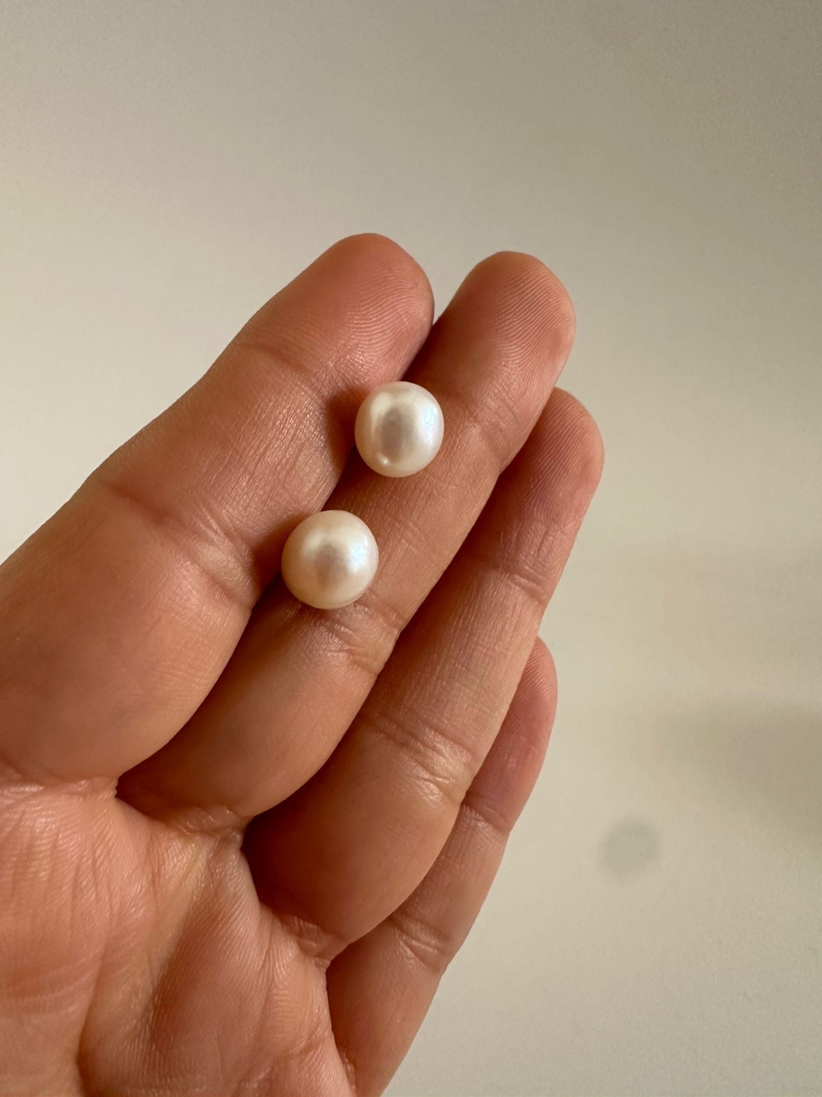 Aretes de plata Perlas