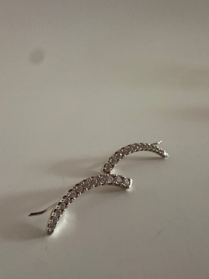 Aretes de plata Glam