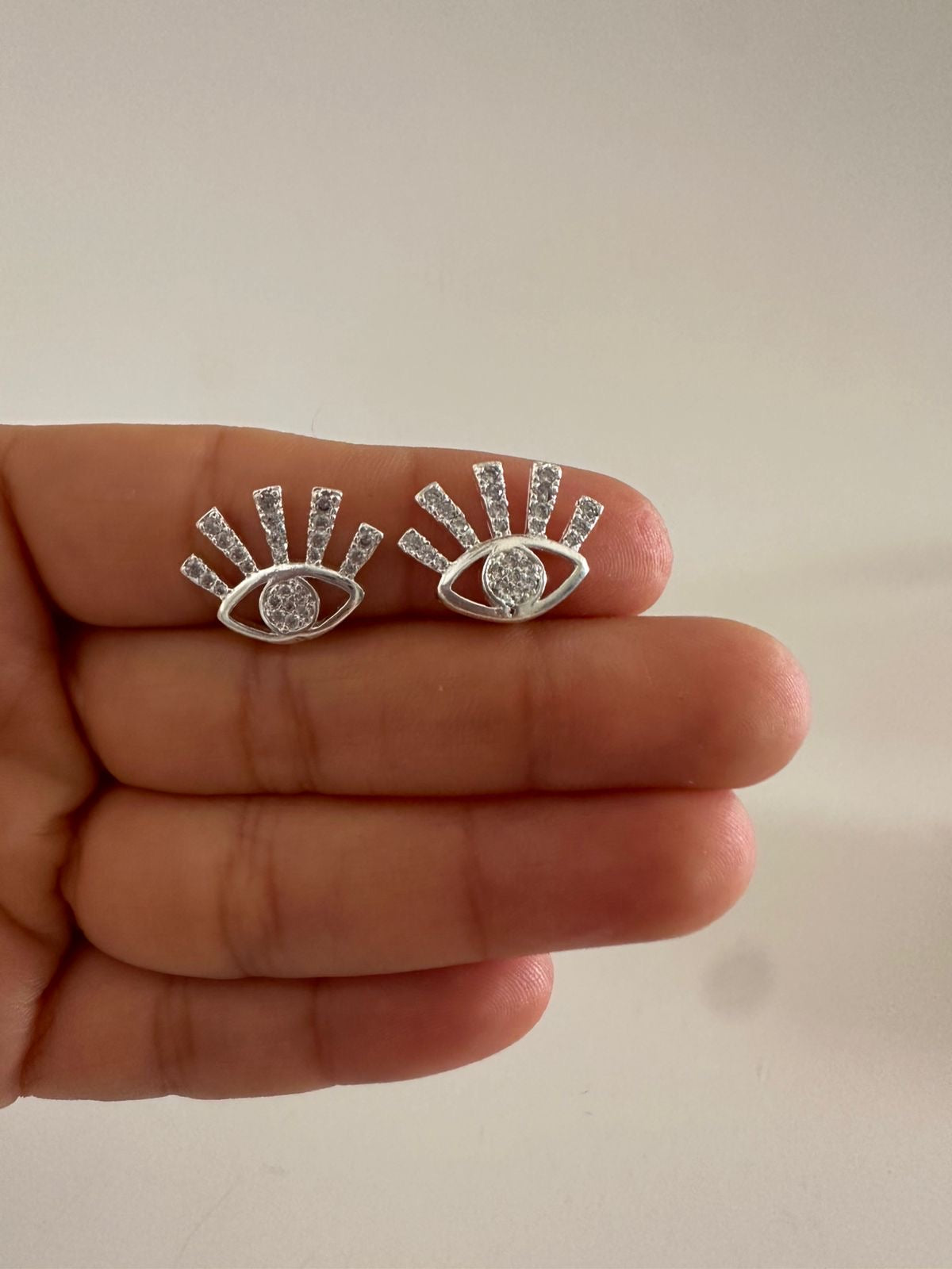 Aretes de plata Ojo Turco
