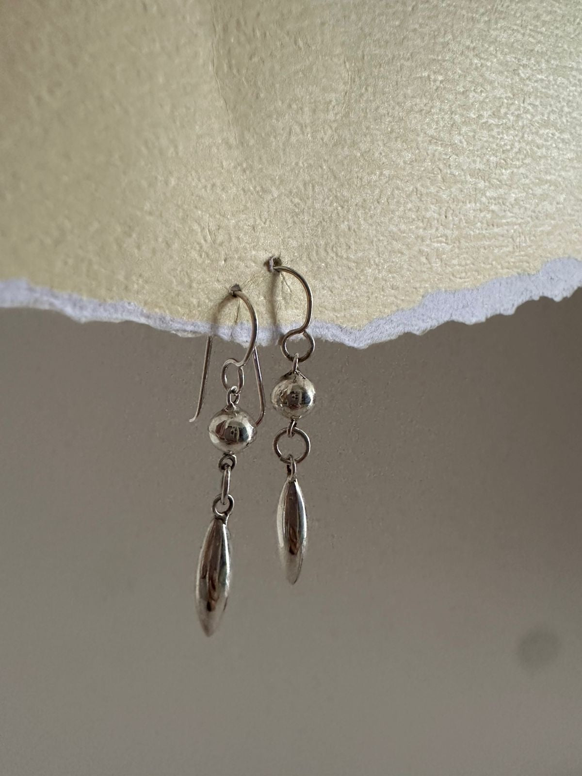 Aretes de plata Luces