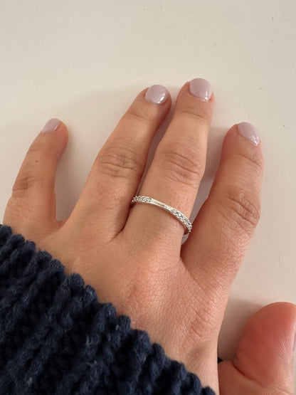Anillo de plata Petite