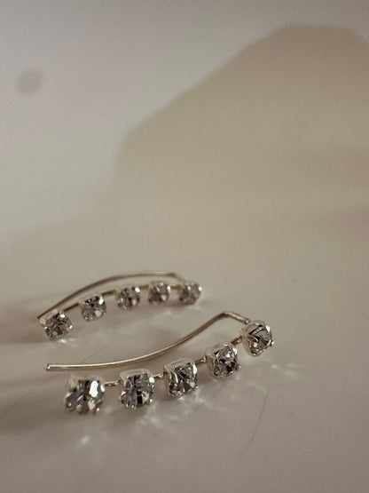 Aretes de plata Stars