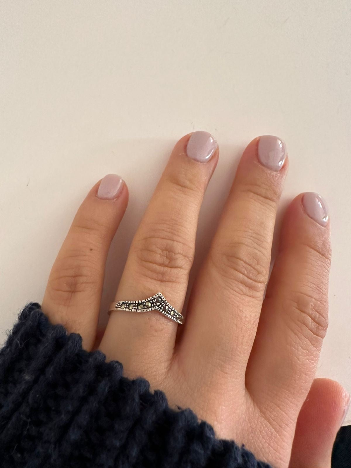 Anillo de plata Aurora