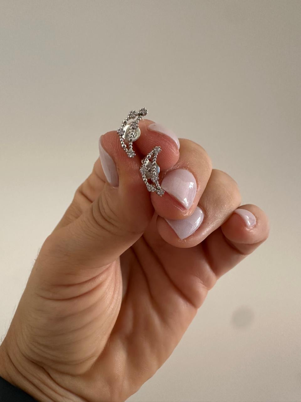 Aretes de Plata Luna