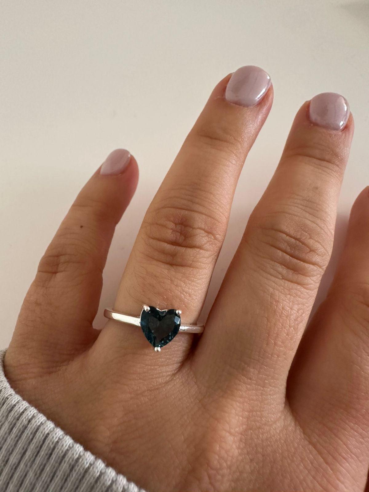 Anillo de Plata Corazón