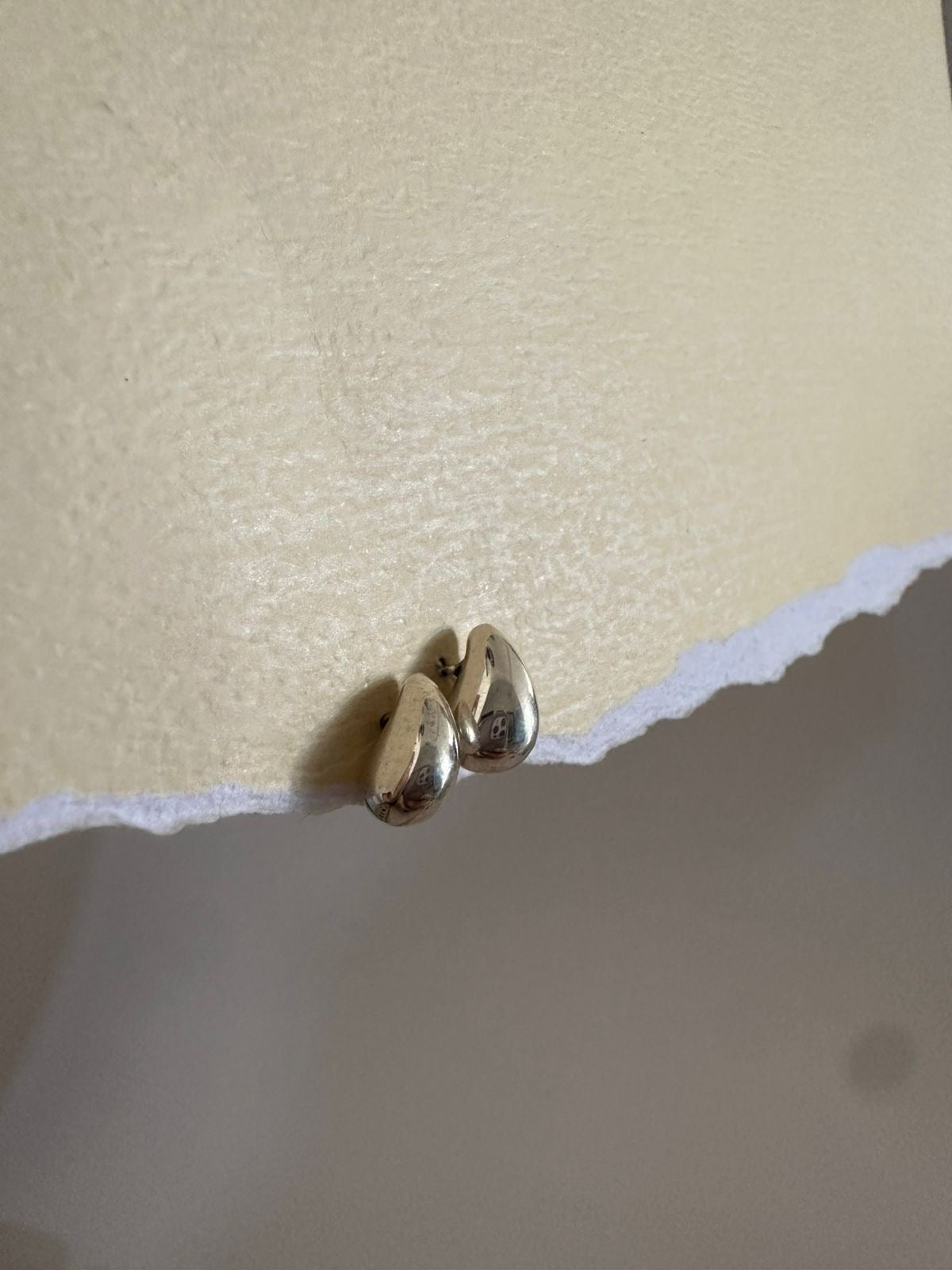 Aretes de Plata de Gota pequeños