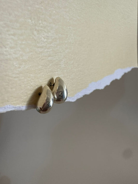 Aretes de Plata de Gota pequeños