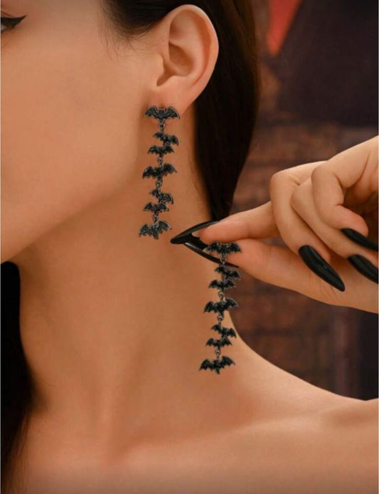 Par de aretes Murciélagos