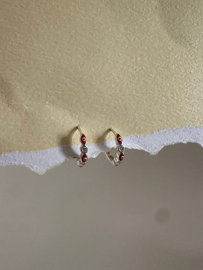 Aretes de plata Eyes