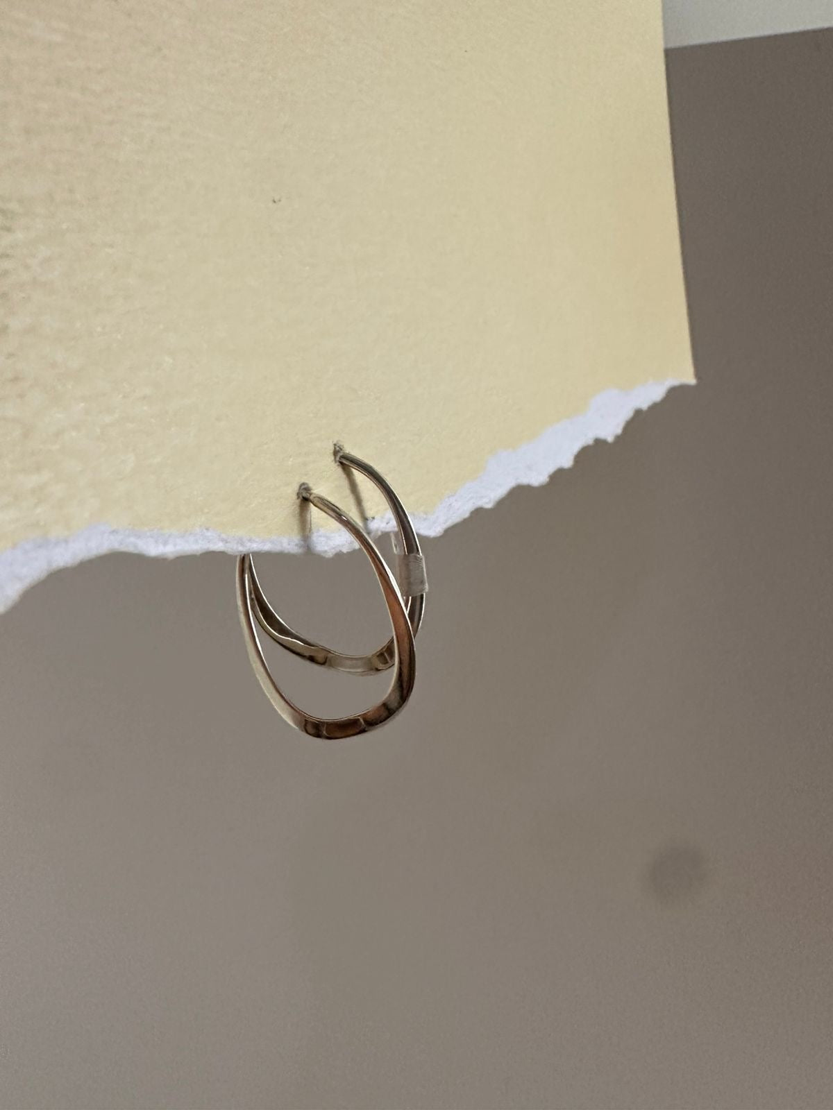 Aretes de plata Irregulares