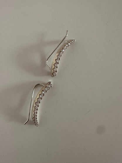 Aretes de plata Glam