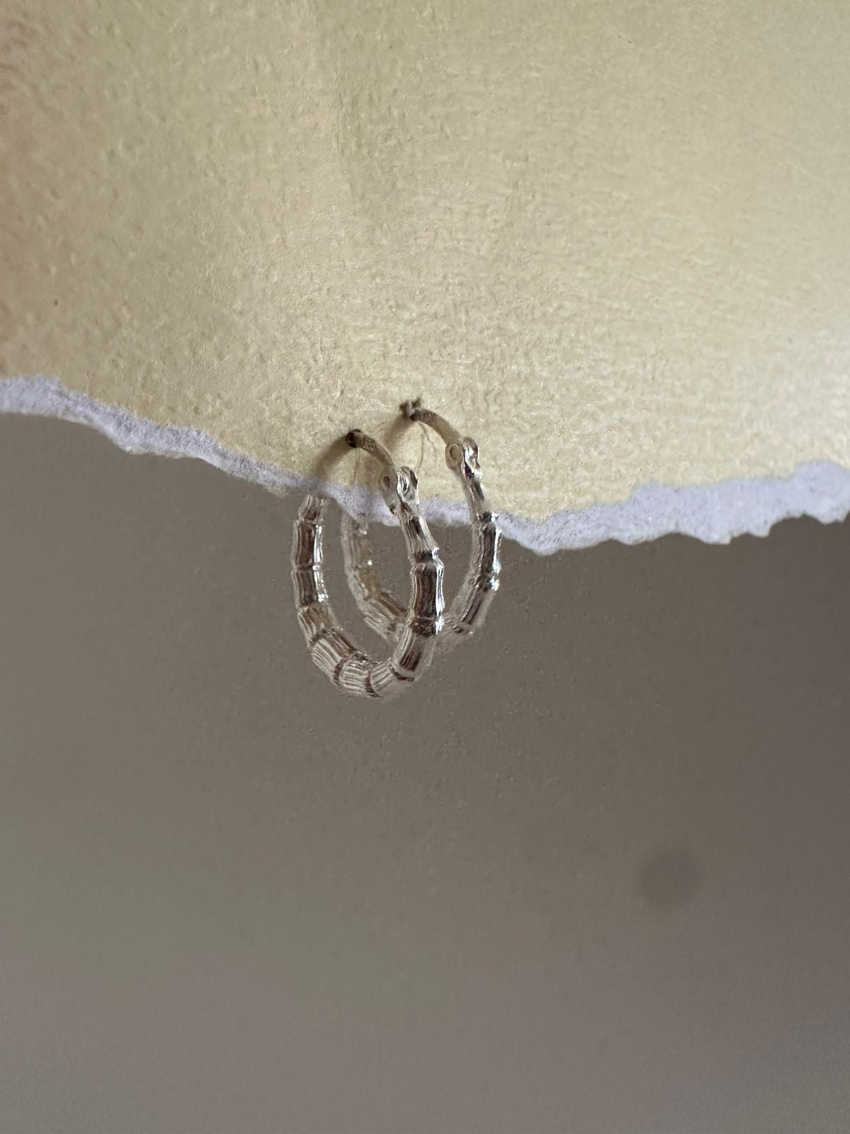 Argollas de plata Fairy