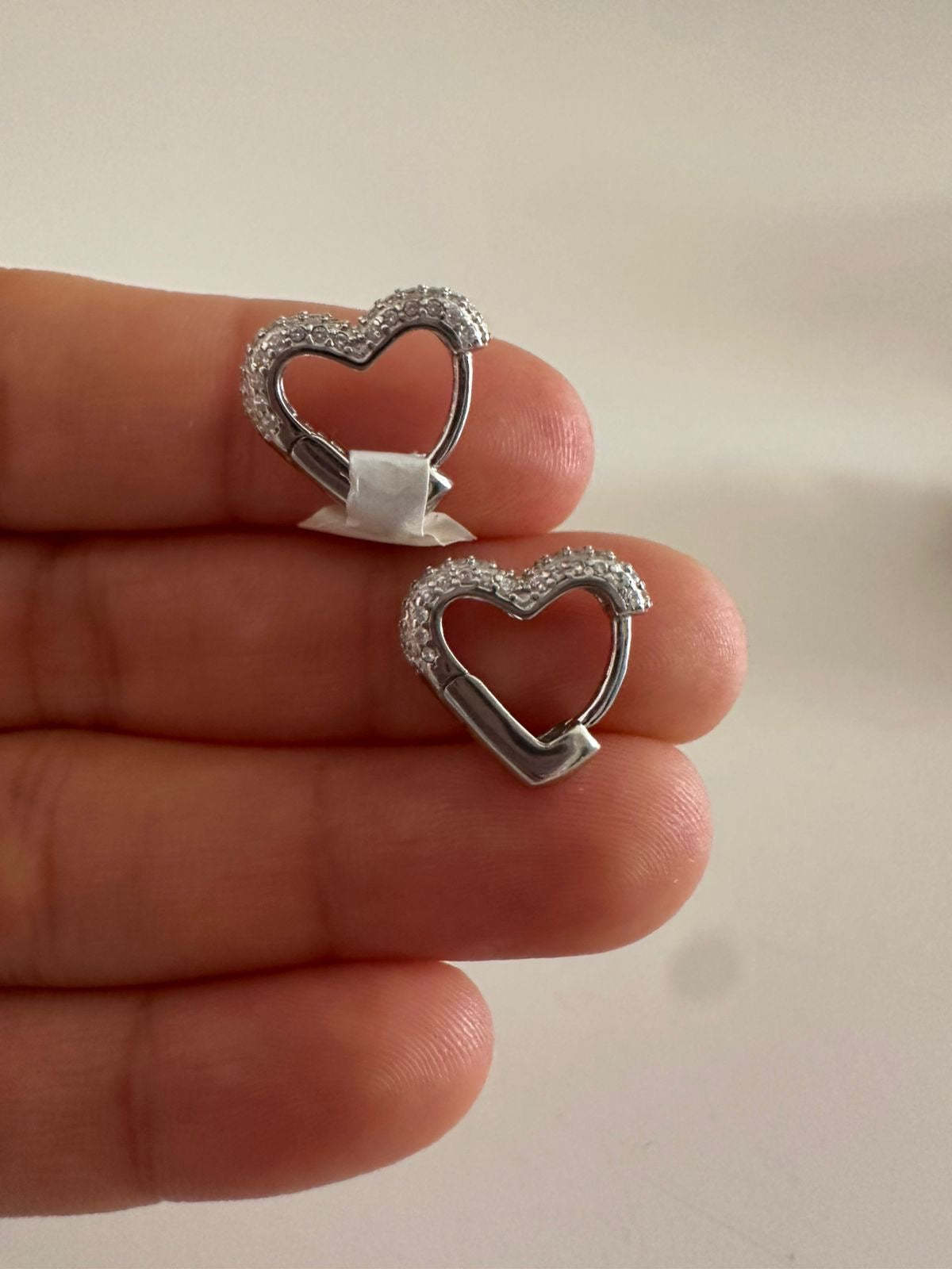 Aretes de plata Love