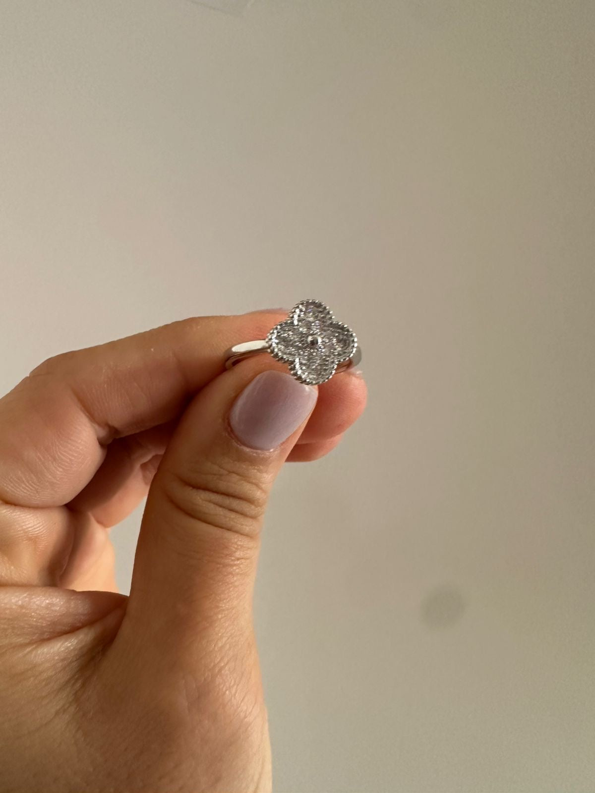 Anillo de plata Flor Grande