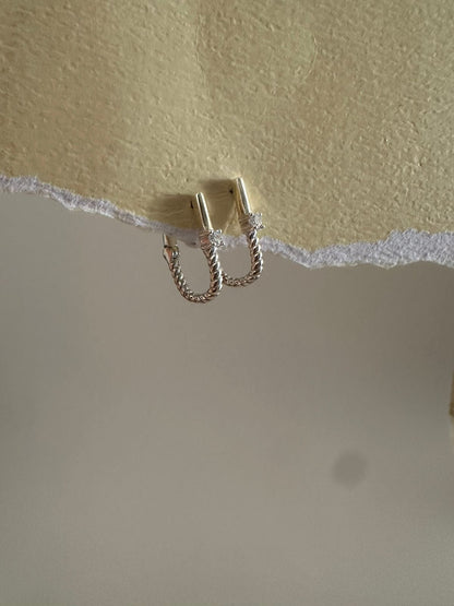 Aretes de Plata Belle