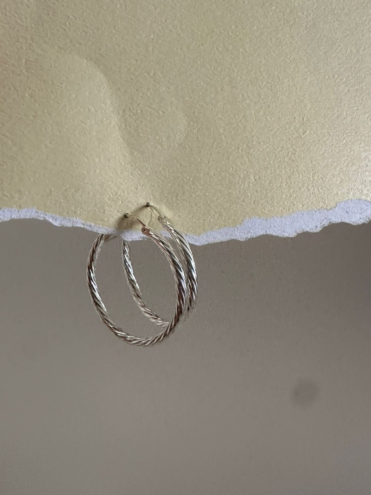 Argollas de Plata Lazo