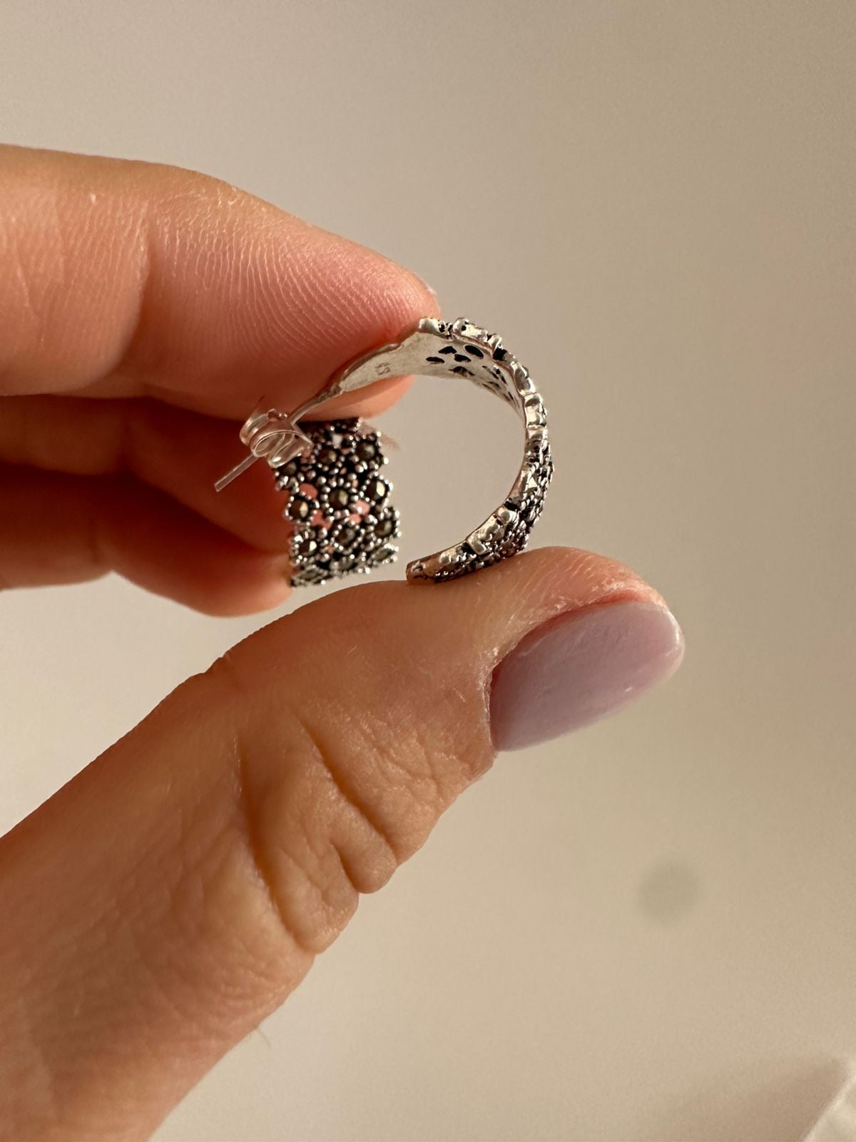 Aretes de plata Chic