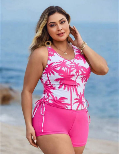 Traje de baño Pink Curvy