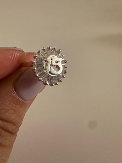 Anillo de plata 15 años