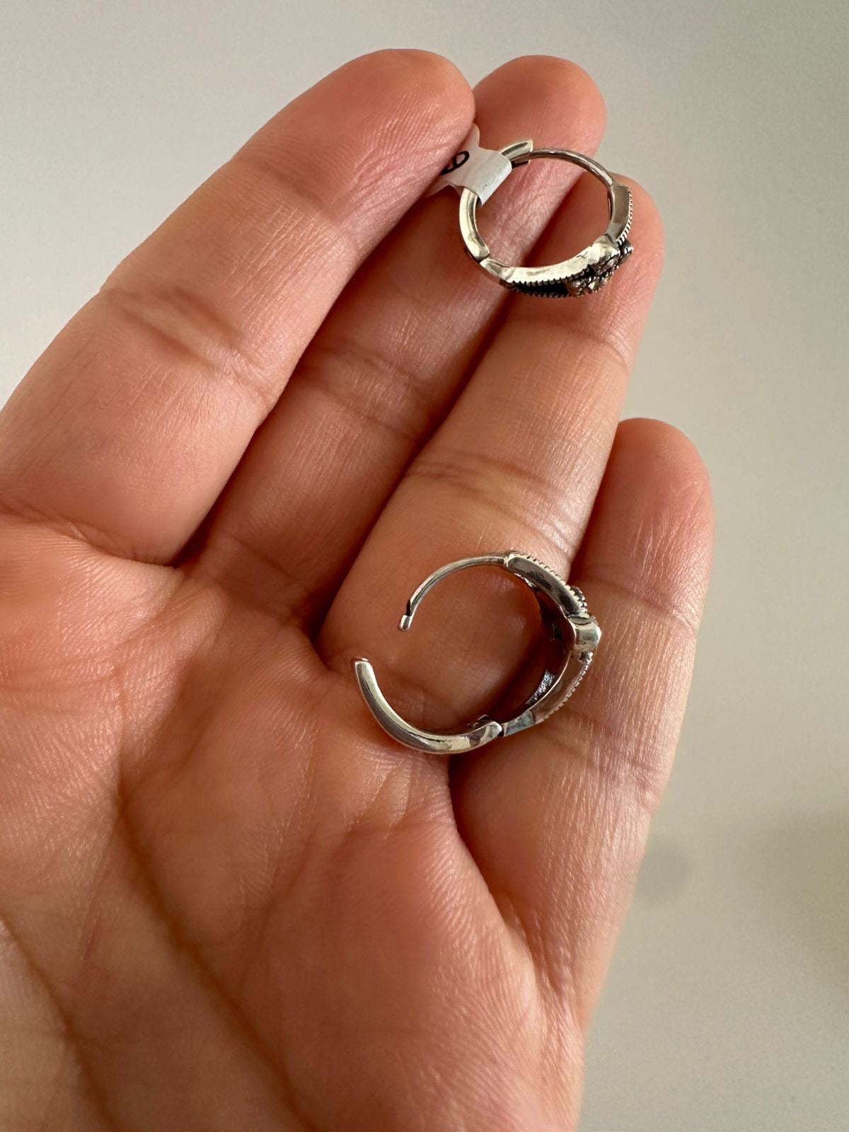 Aretes de plata Rosita