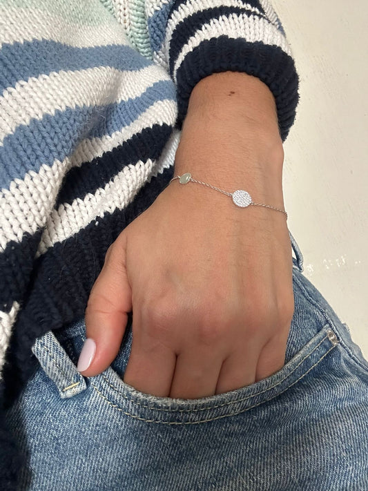 Pulsera de plata thin