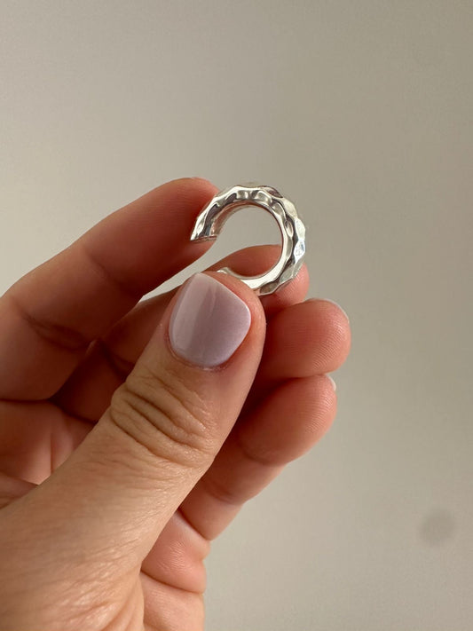 Earcuff de plata Alaya