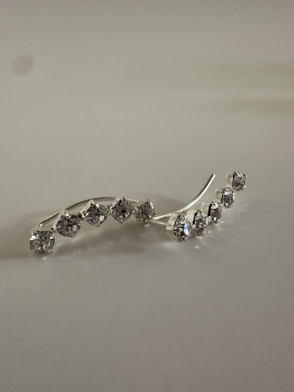 Aretes de plata Bright