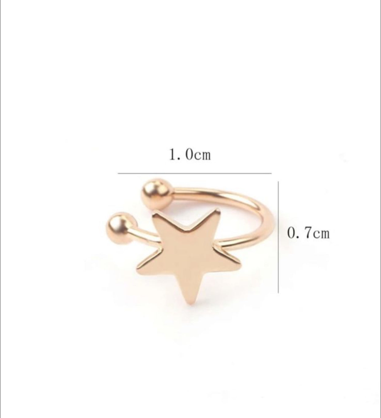 Earcuff estrellita