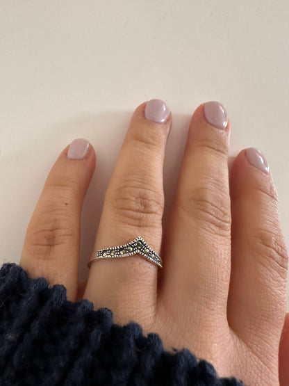 Anillo de plata Aurora