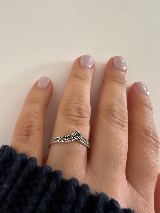 Anillo de plata Aurora