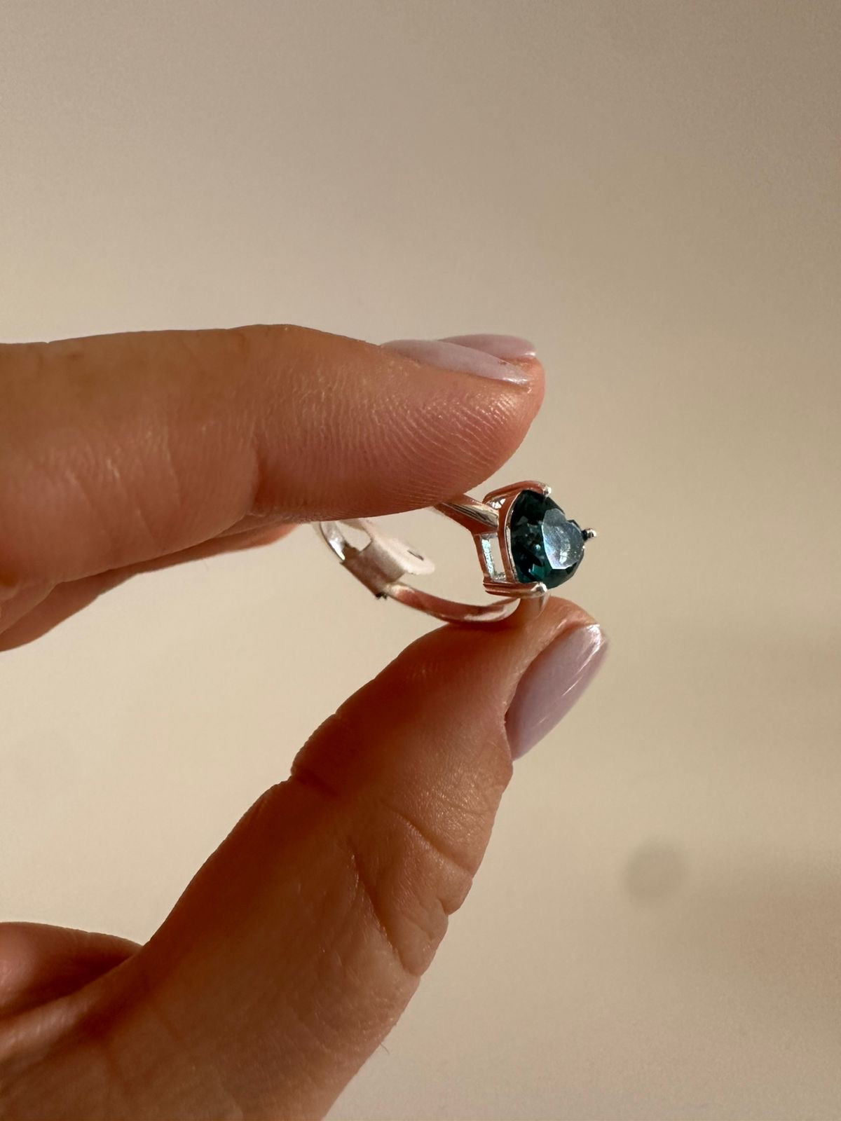 Anillo de Plata Corazón