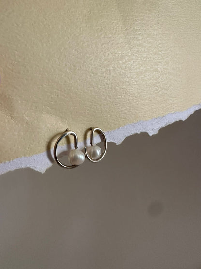Aretes de plata Madame