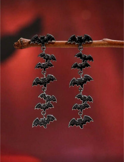 Par de aretes Murciélagos