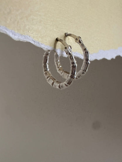 Argollas de plata Fairy