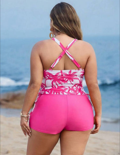 Traje de baño Pink Curvy