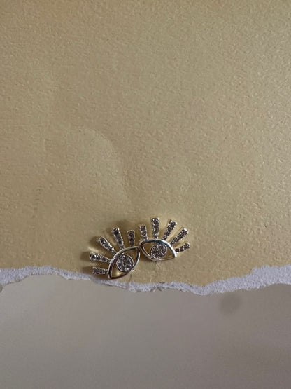 Aretes de plata Ojo Turco