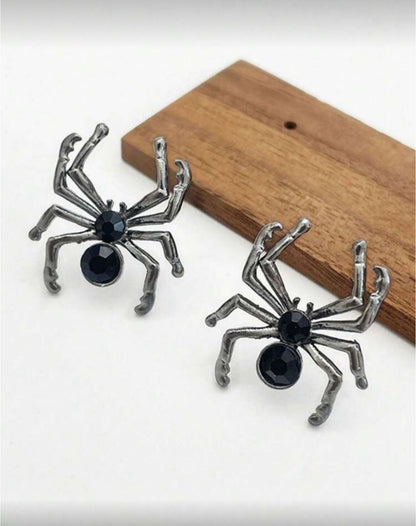 Par de aretes arañas