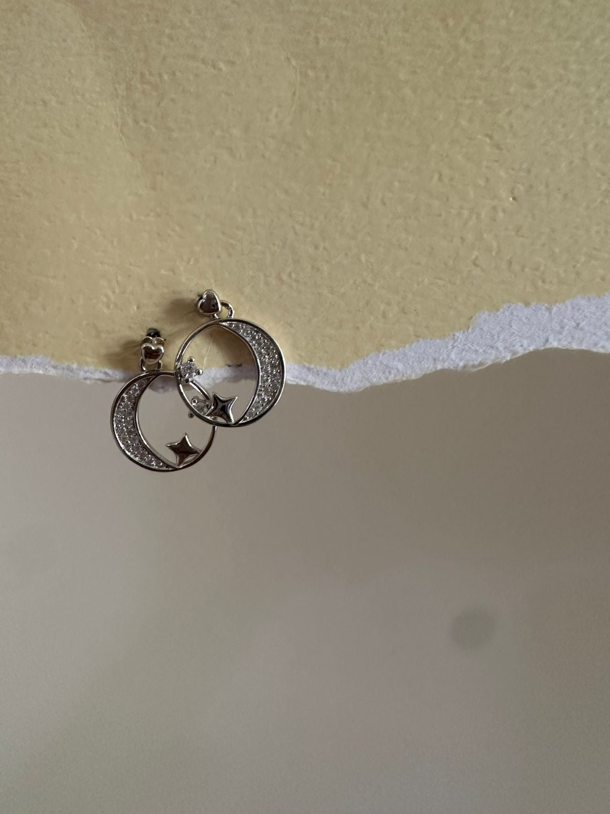 Aretes de plata Eclipse