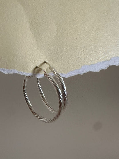 Argollas de Plata Lazo