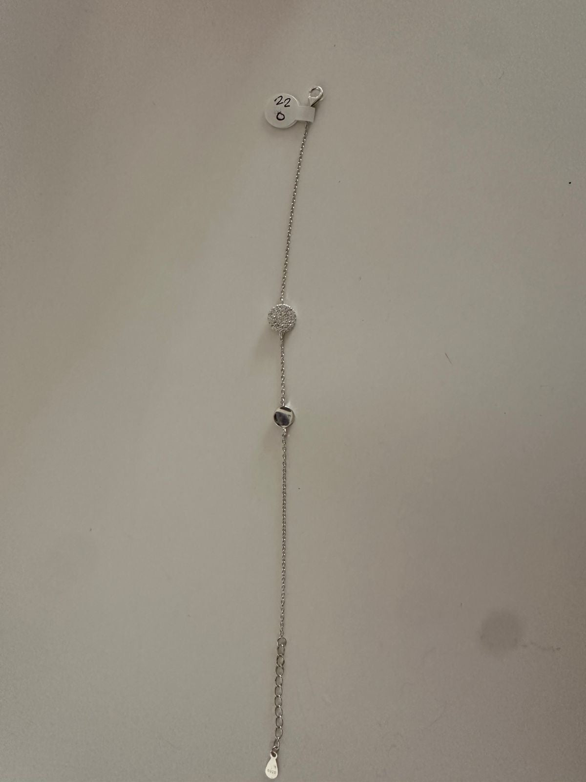 Pulsera de plata thin