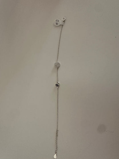 Pulsera de plata thin