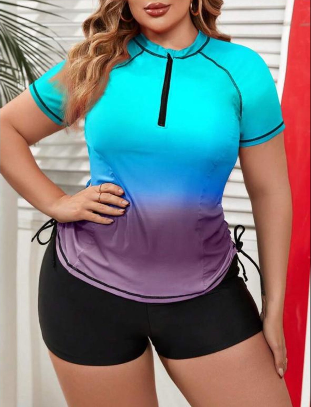 Traje de baño Rainbow Curvy