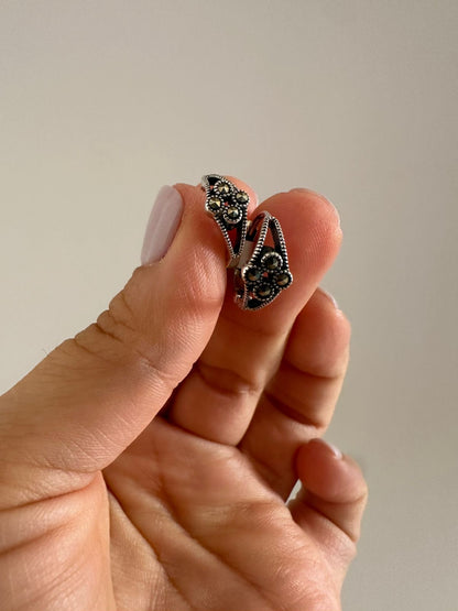 Aretes de plata Rosita