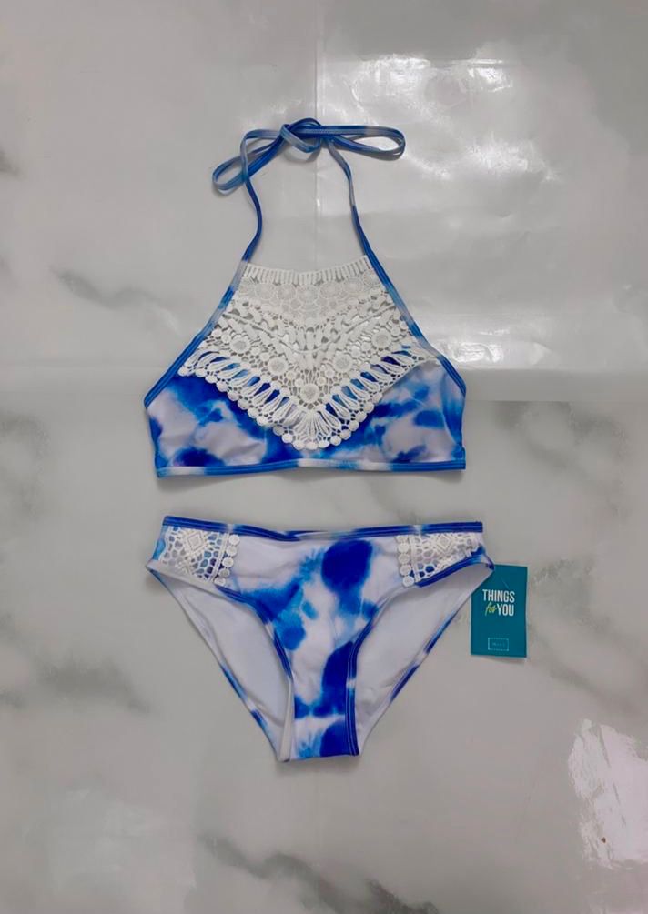 Bikini Tie dye celeste