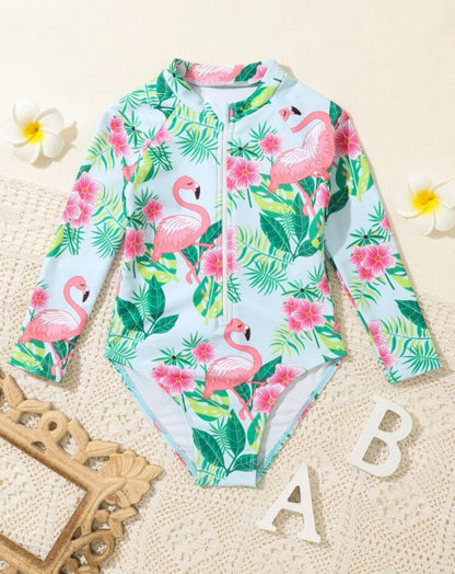 Traje de baño Flamingos